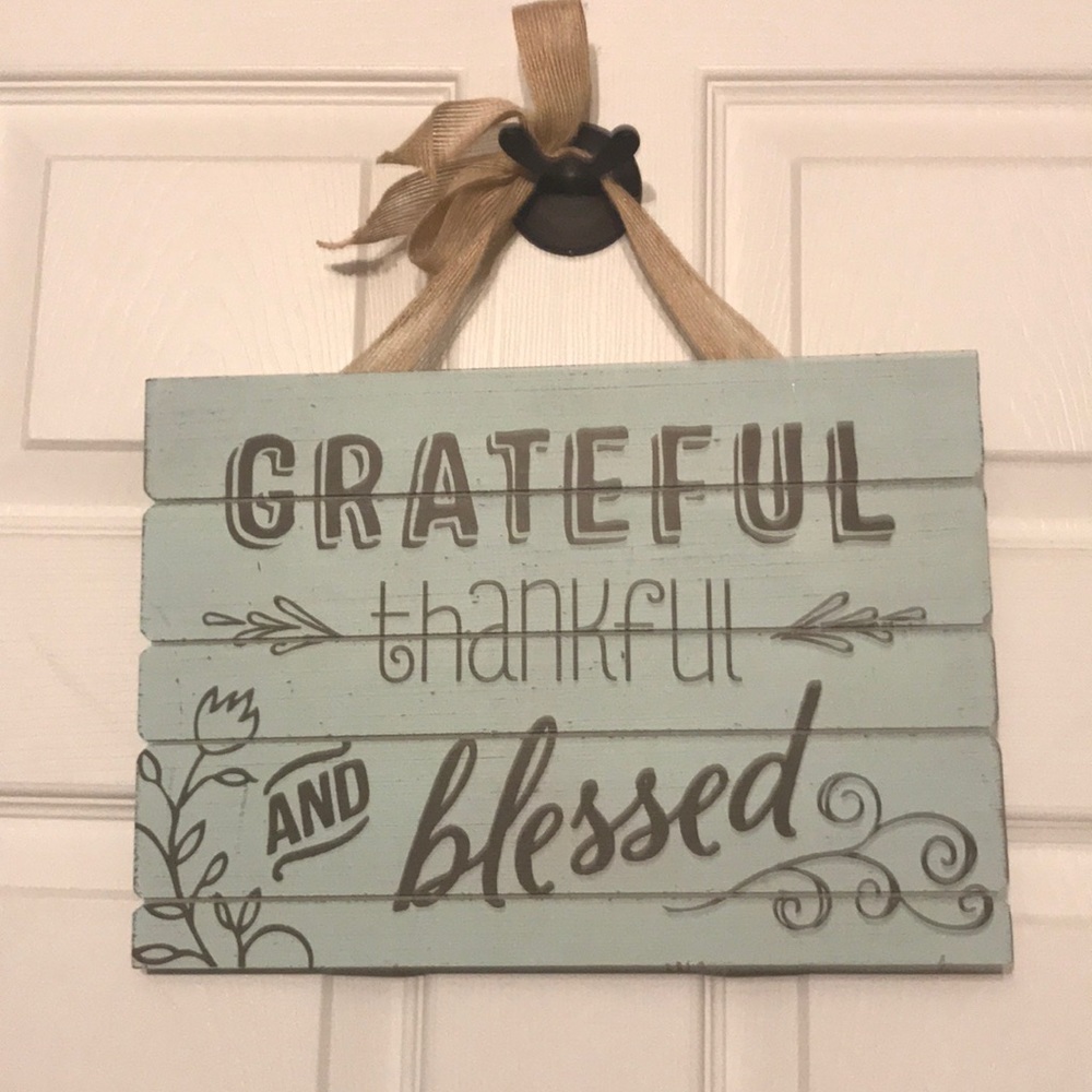 Wooden plaque
